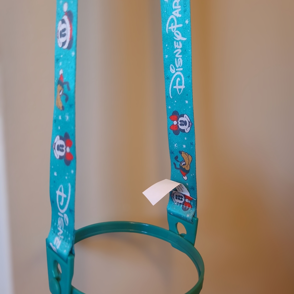 Disney Teal Kids Lanyard with Characters